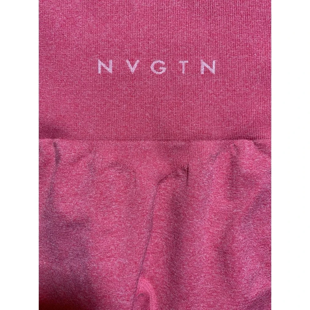 NVGTN Leggings Women S Pink Contour Seamless Pull-On Yoga Danc Athleisure‎